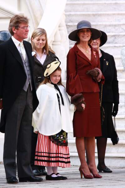  Ernst-August, Caroline et Alexandra de Hanovre lors de la fête nationale de Monaco, en 2007