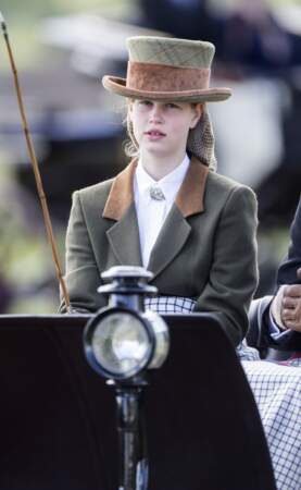 Lady Louise Windsor, 13 ans, lors du Windsor Horse Show le 14 mai 2017