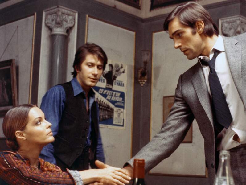 Romy Schneider, Jacques Dutronc et Fabio Testi dans "L'important c'est d'aimer" en 1975