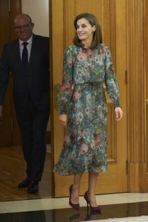 Le 17 octobre, Letizia d'Espagne était au palais pour des audience royale 