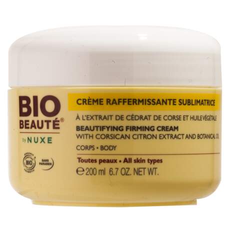 Un soin 100%  bio : Crème Raffermissante Sublimatrice BIo Beauté by Nuxe, 24,90€**