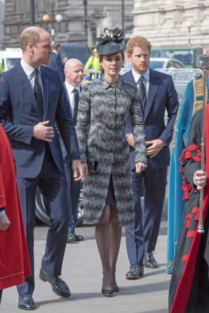 Le prince William et Kate Middleton à la messe Service of Hope, en l'honneur des victimes de l'attentat de Londres 