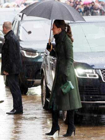 Kate Middleton porte également des bottes de chez Ralph Lauren 