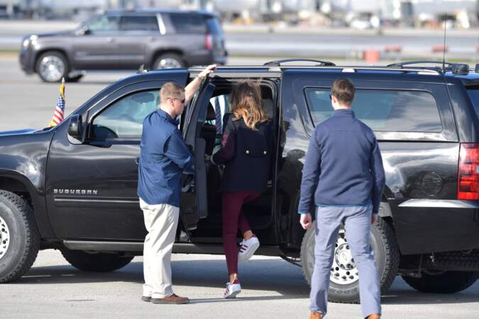 Melania et Donald Trump ont rendu visite aux victimes, suite aux dégâts causés par la tornade il y a une semaine