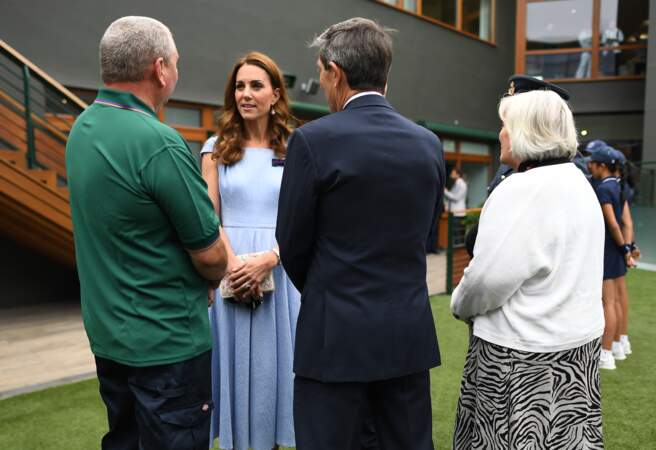 Kate Middleton et le prince William ont rencontré le staff
