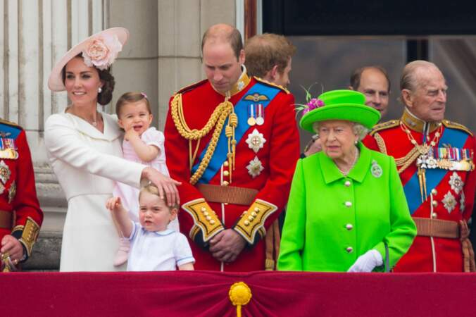 Queen's 90th Birthday - Trooping The Colour Ceremony - Balcony