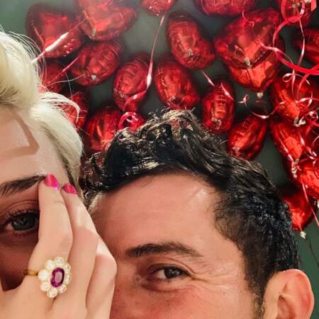 Katy Perry s'est fiancée avec Orlando Bloom lors de la Saint-Valentin, le 14 février 2019