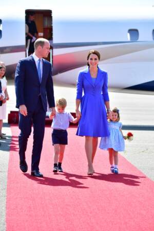 Ce jeudi la famille du duché de Cambridge est arrivée en Allemagne