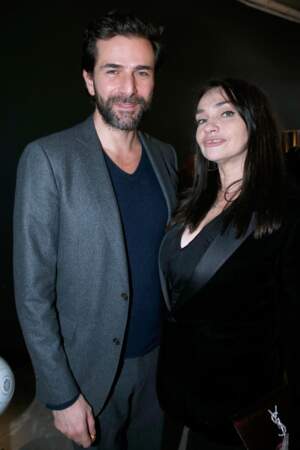 Gregory Fitoussi et Béatrice Dalle lors de la soirée Yves Saint Laurent