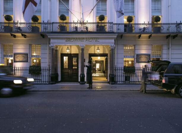 Browns Hotel, Londres, entrée principale dsur Dover Street
