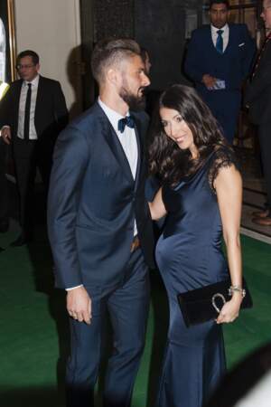Olivier Giroud et sa femme Jennifer aux "Best FIFA Football Awards" 