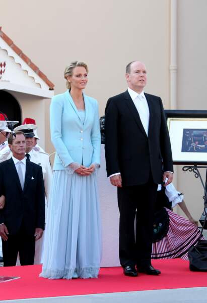 Mariage civil de Charlène Wittstock et Albert de Monaco le 1er juillet 2011