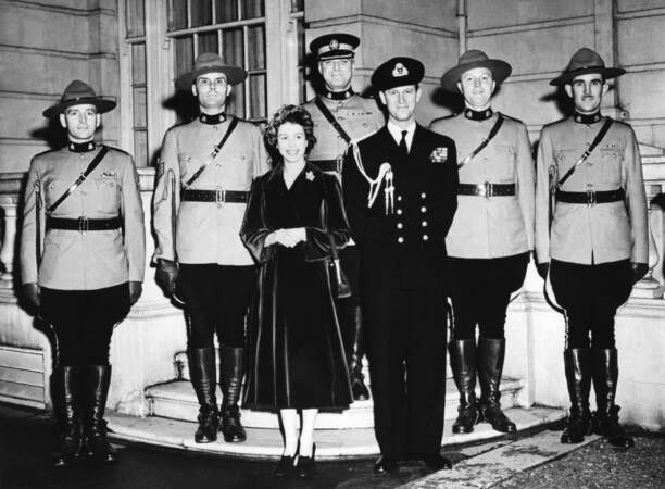 La broche portée par la reine Elisabeth II, lors de sa première visite officielle du Canada, en 1951.