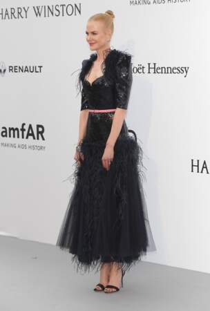 Nicole Kidman, en Chanel, bijoux Harry Winston, chaussures Giuseppe Zanotti