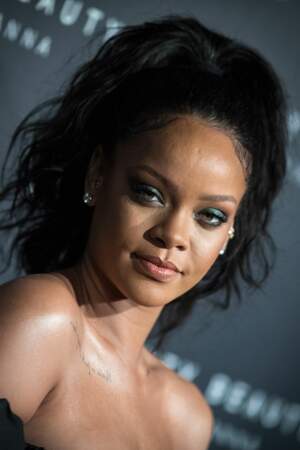 Rihanna à la soirée "Fenty Beauty by Rihanna" aux Jardins des Tuileries à Paris, le 21 septembre 2017