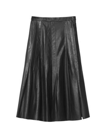 Western, jupe plissée en cuir, 199 € (H&M Studio).