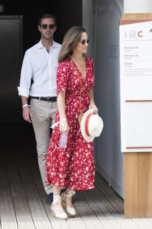 Pippa Middleton (enceinte) et son mari James Matthews 