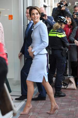 Kate Middleton en visite à Rotterdam au Pays-Bas le 11 octobre 2016