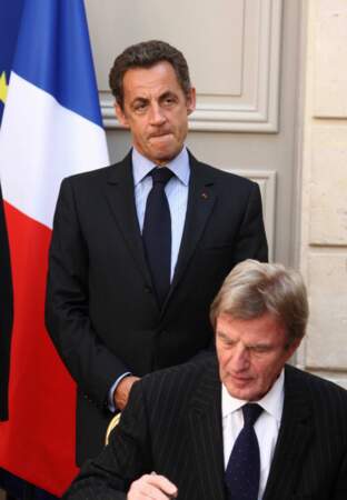 Nicolas Sarkozy et Bernard Kouchner