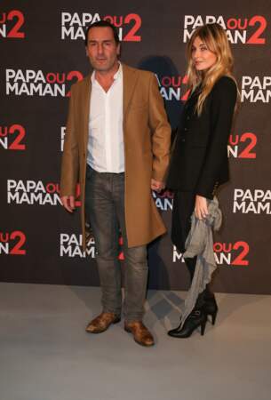 Gilles Lellouche et sa compagne Alizée Guinochet  lors de l'avant-première du film "Papa ou Maman 2"