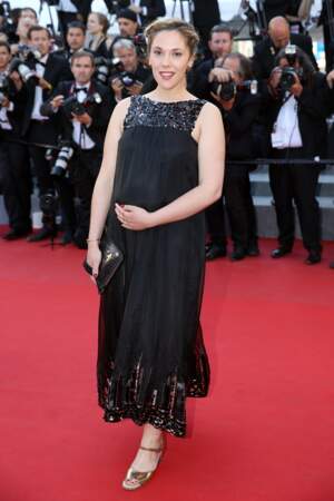 Alyson Paradis enceinte de son fils à Cannes en 2015