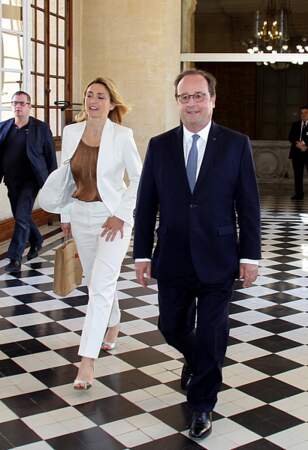 François Hollande et Julie Gayet ont assisté au mariage de Franz-Olivier Giesbert et Valerie Toranian