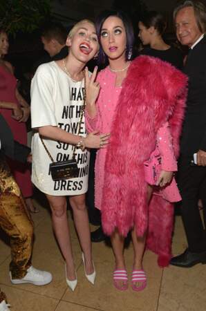 Katy Perry et Miley Cyrus 