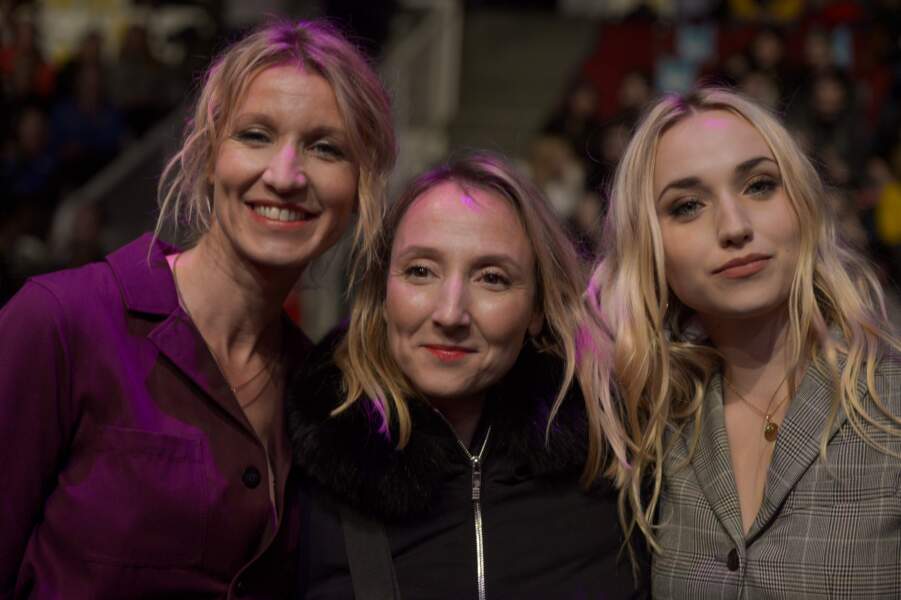 Alexandra Lamy, Audrey Lamy, Chloe Jouannet au festival de l'Alpe d'Huez le 17 janvier 2019