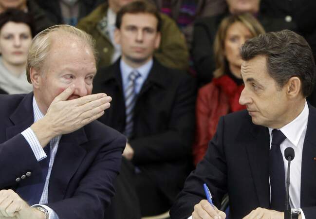 Nicolas Sarkozy et Brice Hortefeux