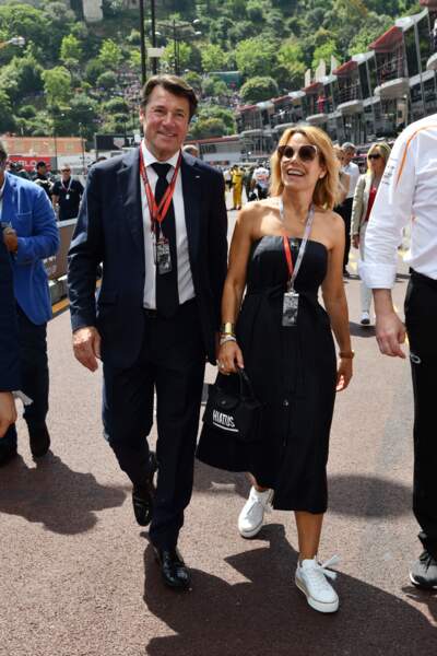 Christian Estrosi, le maire de Nice, et Laura Tenoudji