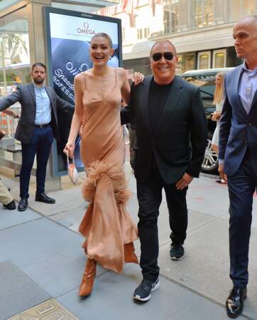 Gigi Hadid a assisté à la présentation du nouveau parfum de Michael Kors à New York ce 16 juillet 2019