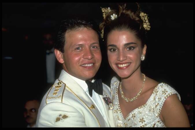 Mariage du Prince Abdallah II et de Rania le 10 juin 1993