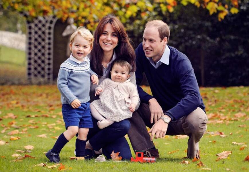 Les voeux 2015 du duc et de la duchesse de Cambridge et de leurs deux enfants