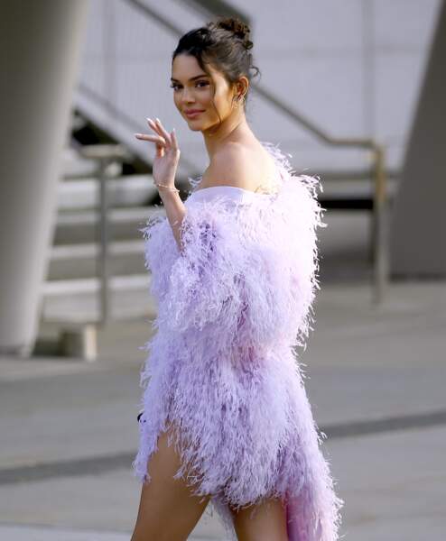Kendall Jenner sublime en chignon flou et robe Alexandre Vauthier