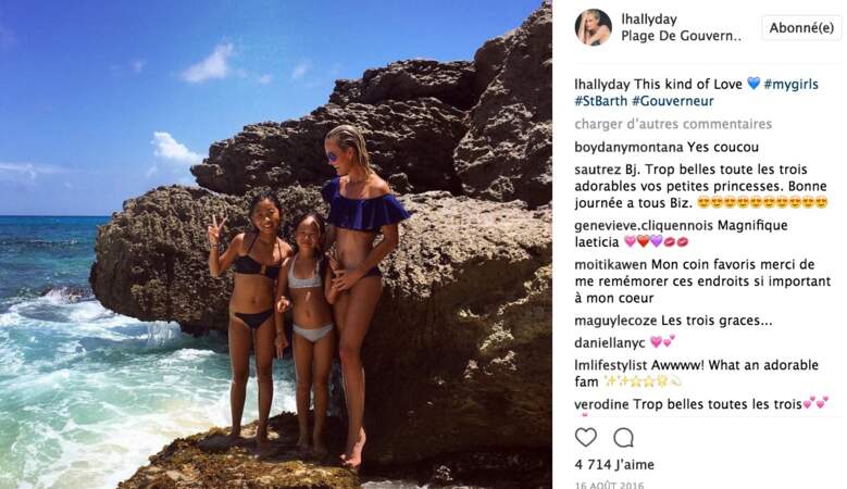 Laeticia Hallyday et ses filles passeront-elles par la plage du Gouverneur cette année ? 