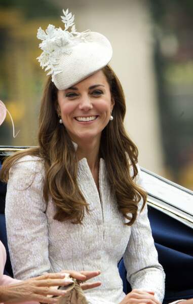 La duchesse de Cambridge lors de la parade, le 14 juin 2014