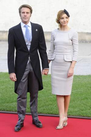 Emmanuel Philibert de Savoie et Clotilde au mariage du prince Guillaume de Luxembourg en 2012