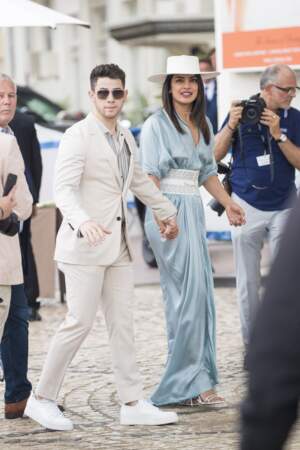 Après leur séance photo, Nick Jonas et Priyanka Chopra s'en vont faire un tour sur la Croisette