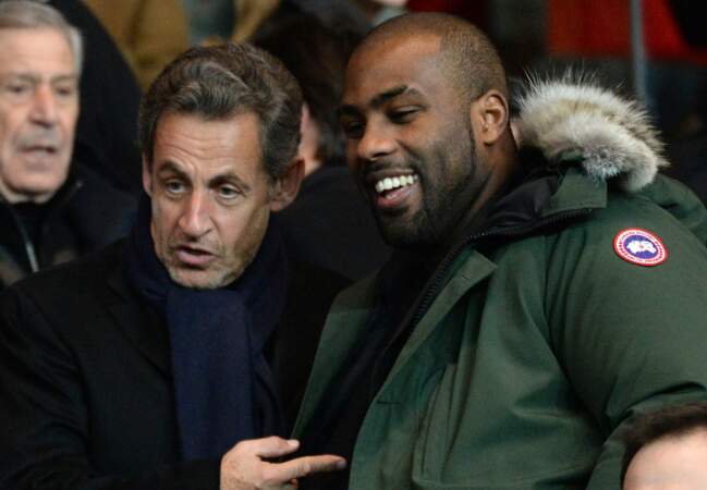 Nicolas Sarkozy et Teddy Riner