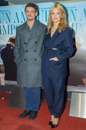 Virginie Efira et Niels Schneider très chics pour la première d'Un amour impossible, leur nouveau film