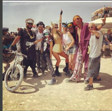 Paris Hilton au Burning Man