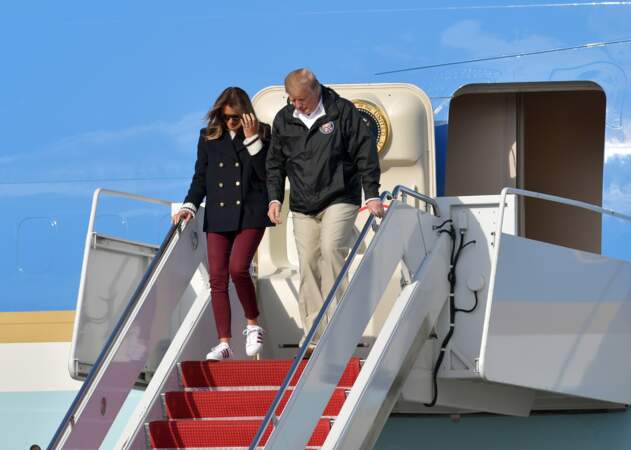 Donald Trump et Melania Trump se sont rendus en Alabama ce vendredi 8 mars