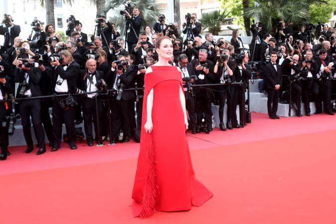Julianne Moore, le 8 mai 2018 pour la cérémonie d'ouverture du festival de Cannes