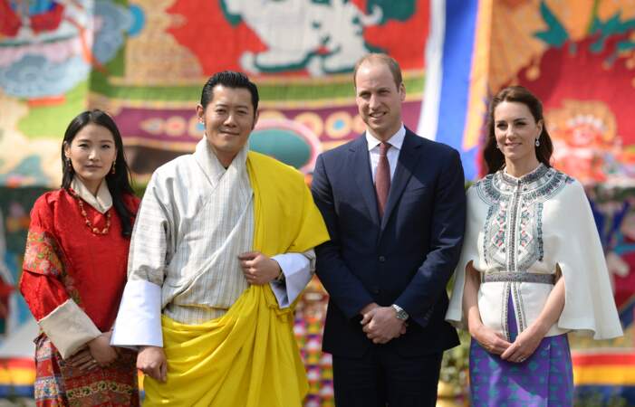 Kate et William ont rencontré le roi du Bhoutan Jigme Khesar Namgyel Wangchuck et son épouse Jetsun Pema