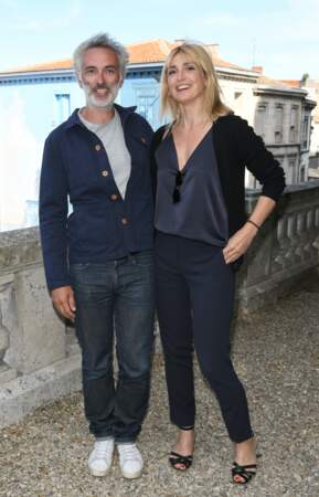 Julie Gayet était visiblement ravie de se rendre au festival du Film francophone d'Angoulême