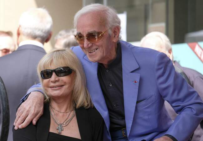 Charles Aznavour aux anges avec sa fille Seda.