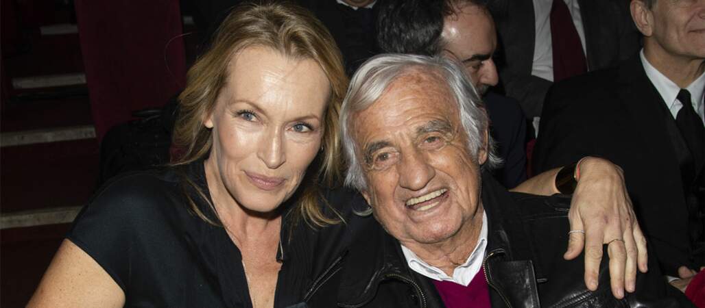 Jean-Paul Belmondo, 85 ans, était présent, tout sourire et affichant une belle complicité avec Estelle Lefébure.