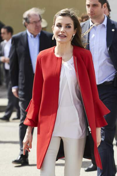 Toujours au top du style, la reine d'Espagne n'hésite jamais à jouer la carte de l'originalité