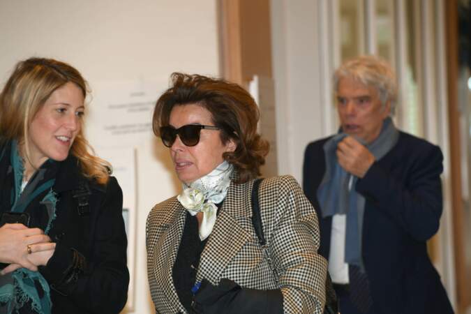 Bernard Tapie et son épouse Dominique à leur arrivée au tribunal correctionnel de Paris, le 4 avril 2019