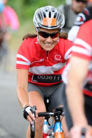 Pippa Middleton participe à la course cycliste "London to Brighton" le 21 juin 2015